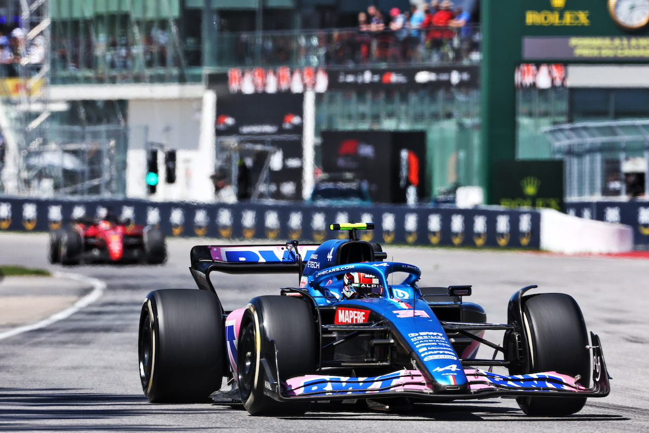 GP CANADA, Esteban Ocon (FRA) Alpine F1 Team A522.
19.06.2022. Formula 1 World Championship, Rd 9, Canadian Grand Prix, Montreal, Canada, Gara Day.
- www.xpbimages.com, EMail: requests@xpbimages.com © Copyright: Charniaux / XPB Images