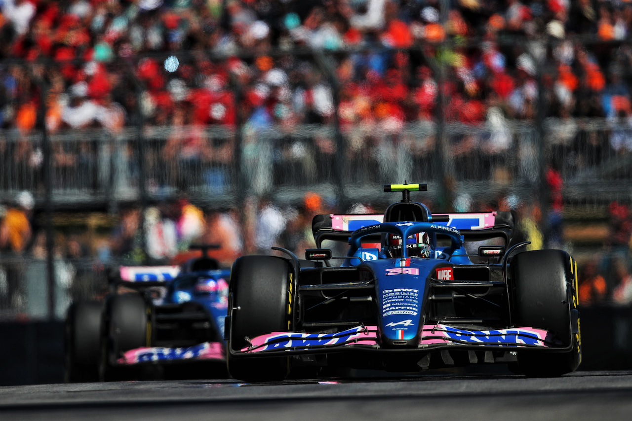 GP CANADA, Esteban Ocon (FRA) Alpine F1 Team A522.
19.06.2022. Formula 1 World Championship, Rd 9, Canadian Grand Prix, Montreal, Canada, Gara Day.
 - www.xpbimages.com, EMail: requests@xpbimages.com © Copyright: Coates / XPB Images