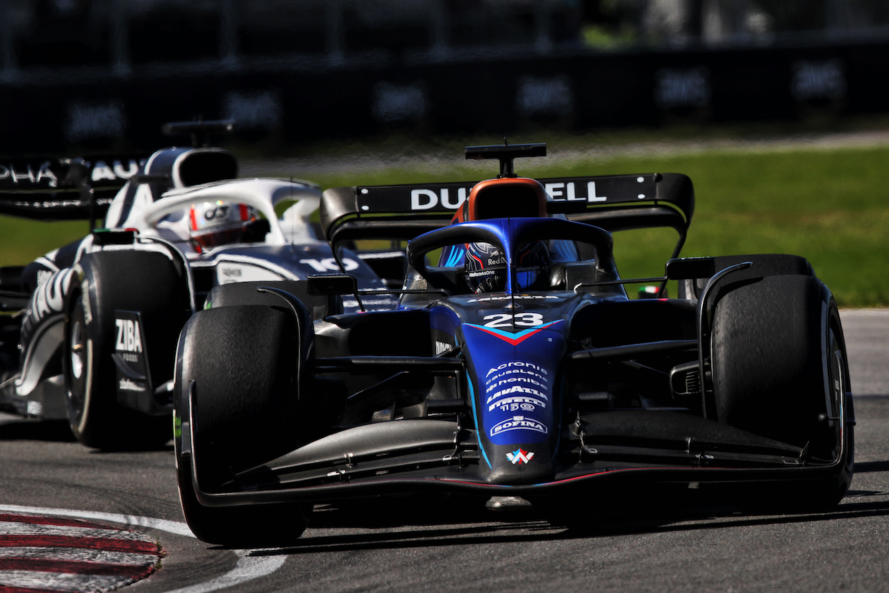 GP CANADA, Alexander Albon (THA) Williams Racing FW44.
19.06.2022. Formula 1 World Championship, Rd 9, Canadian Grand Prix, Montreal, Canada, Gara Day.
 - www.xpbimages.com, EMail: requests@xpbimages.com © Copyright: Coates / XPB Images