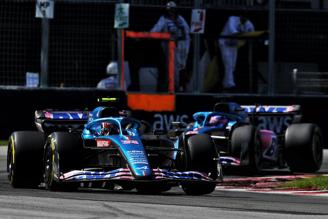GP CANADA, Esteban Ocon (FRA) Alpine F1 Team A522.
19.06.2022. Formula 1 World Championship, Rd 9, Canadian Grand Prix, Montreal, Canada, Gara Day.
 - www.xpbimages.com, EMail: requests@xpbimages.com © Copyright: Coates / XPB Images