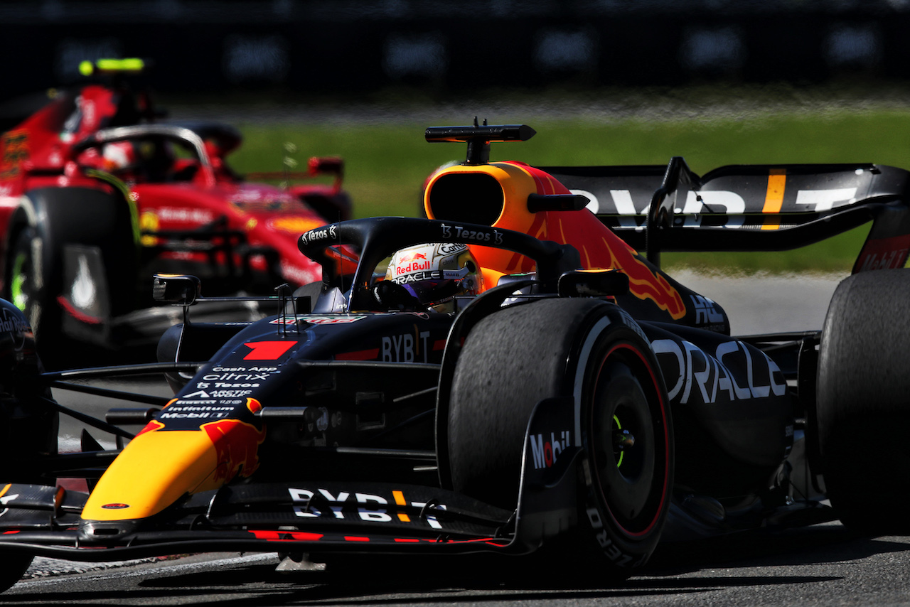 GP CANADA, Max Verstappen (NLD) Red Bull Racing RB18.
19.06.2022. Formula 1 World Championship, Rd 9, Canadian Grand Prix, Montreal, Canada, Gara Day.
 - www.xpbimages.com, EMail: requests@xpbimages.com © Copyright: Coates / XPB Images
