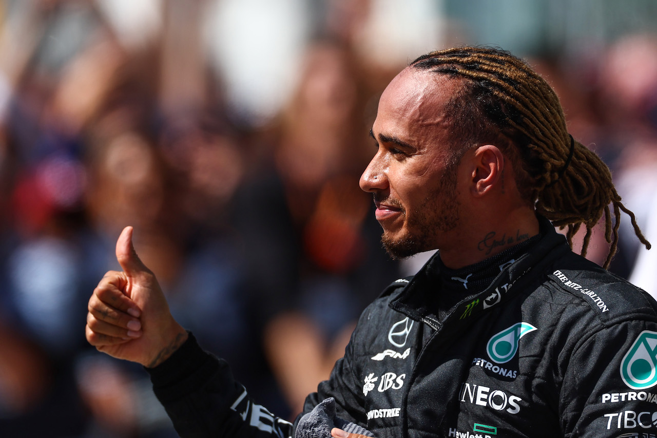 GP CANADA, Lewis Hamilton (GBR), Mercedes AMG F1  
19.06.2022. Formula 1 World Championship, Rd 9, Canadian Grand Prix, Montreal, Canada, Gara Day.
- www.xpbimages.com, EMail: requests@xpbimages.com ¬© Copyright: Charniaux / XPB Images