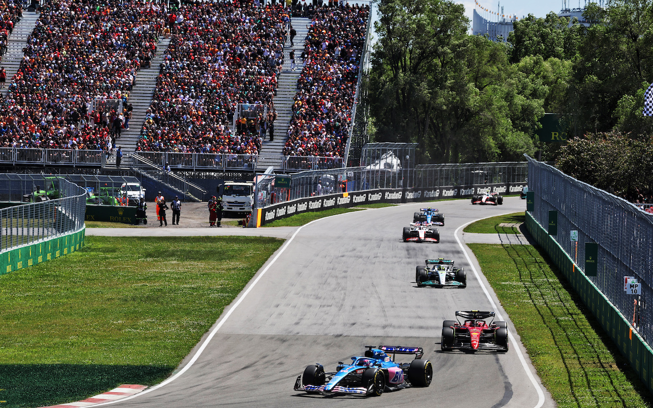 GP CANADA, Fernando Alonso (ESP) Alpine F1 Team A522.
19.06.2022. Formula 1 World Championship, Rd 9, Canadian Grand Prix, Montreal, Canada, Gara Day.
- www.xpbimages.com, EMail: requests@xpbimages.com © Copyright: Bearne / XPB Images