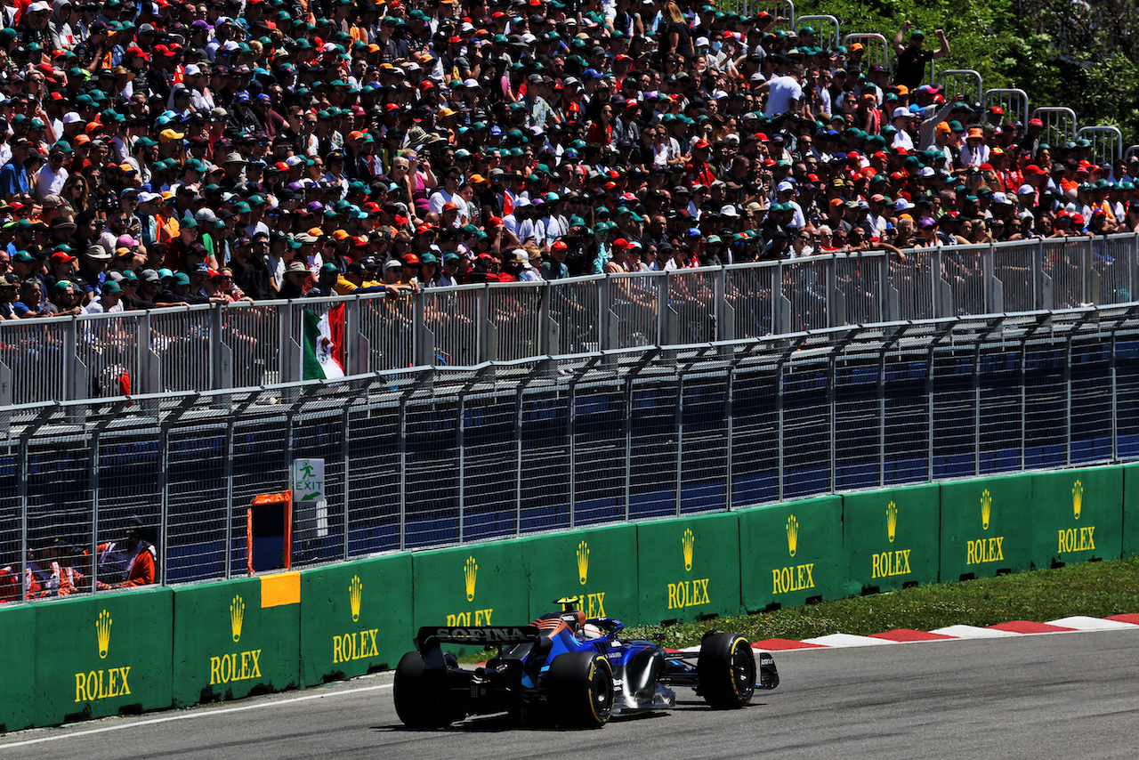 GP CANADA, Nicholas Latifi (CDN) Williams Racing FW44.
19.06.2022. Formula 1 World Championship, Rd 9, Canadian Grand Prix, Montreal, Canada, Gara Day.
- www.xpbimages.com, EMail: requests@xpbimages.com © Copyright: Bearne / XPB Images