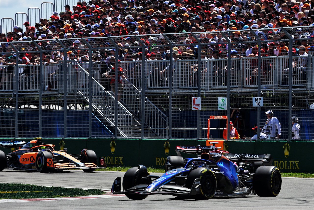 GP CANADA, Alexander Albon (THA) Williams Racing FW44.
19.06.2022. Formula 1 World Championship, Rd 9, Canadian Grand Prix, Montreal, Canada, Gara Day.
- www.xpbimages.com, EMail: requests@xpbimages.com © Copyright: Bearne / XPB Images