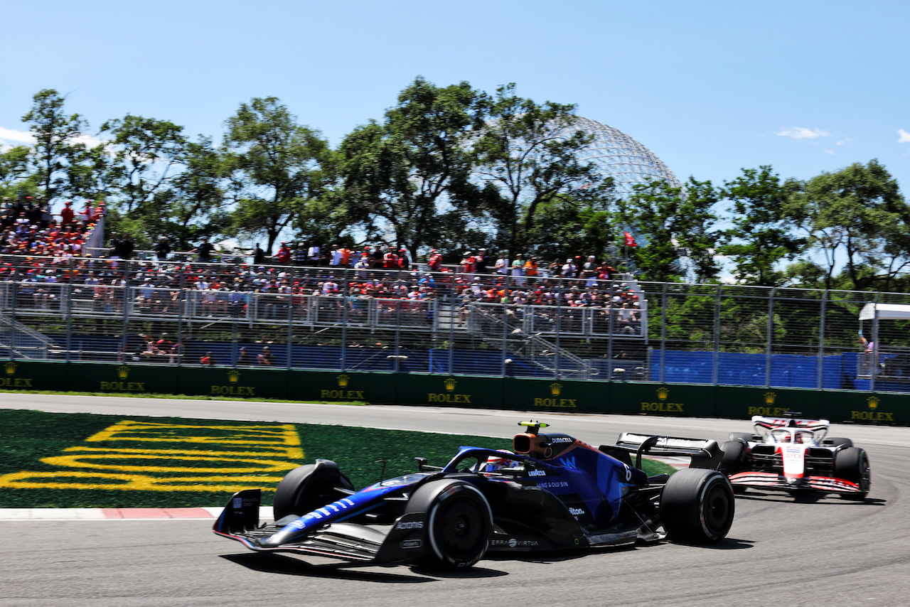 GP CANADA, Nicholas Latifi (CDN) Williams Racing FW44.
19.06.2022. Formula 1 World Championship, Rd 9, Canadian Grand Prix, Montreal, Canada, Gara Day.
- www.xpbimages.com, EMail: requests@xpbimages.com © Copyright: Bearne / XPB Images