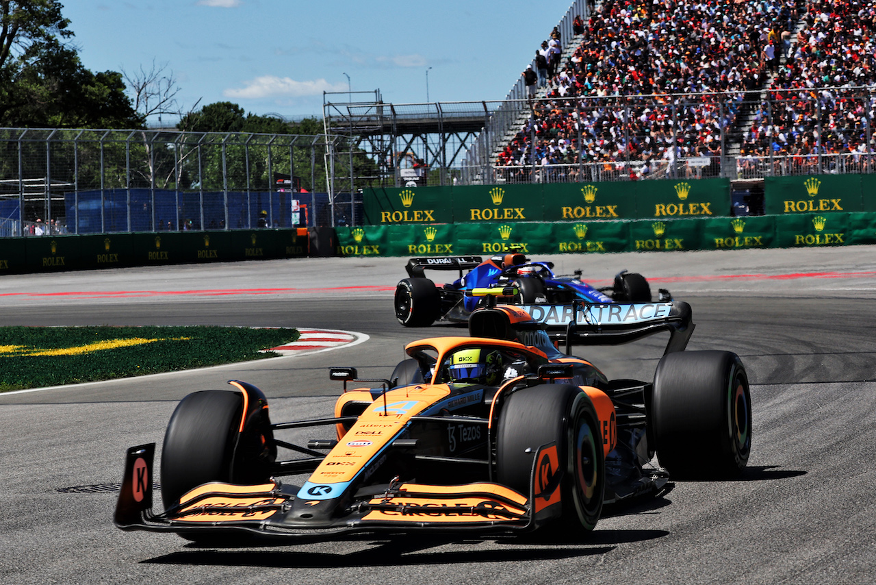 GP CANADA, Lando Norris (GBR) McLaren MCL36.
19.06.2022. Formula 1 World Championship, Rd 9, Canadian Grand Prix, Montreal, Canada, Gara Day.
- www.xpbimages.com, EMail: requests@xpbimages.com © Copyright: Bearne / XPB Images
