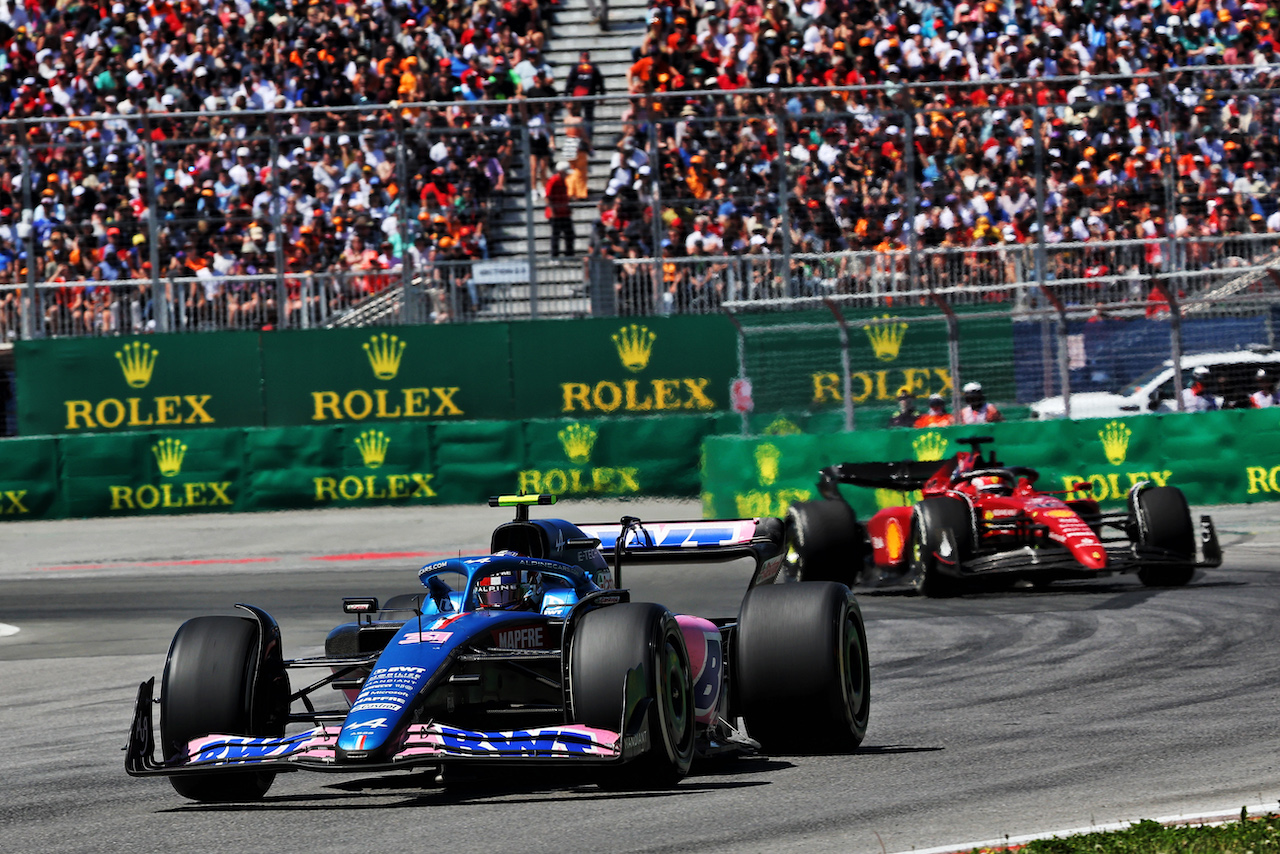 GP CANADA, Esteban Ocon (FRA) Alpine F1 Team A522.
19.06.2022. Formula 1 World Championship, Rd 9, Canadian Grand Prix, Montreal, Canada, Gara Day.
- www.xpbimages.com, EMail: requests@xpbimages.com © Copyright: Bearne / XPB Images