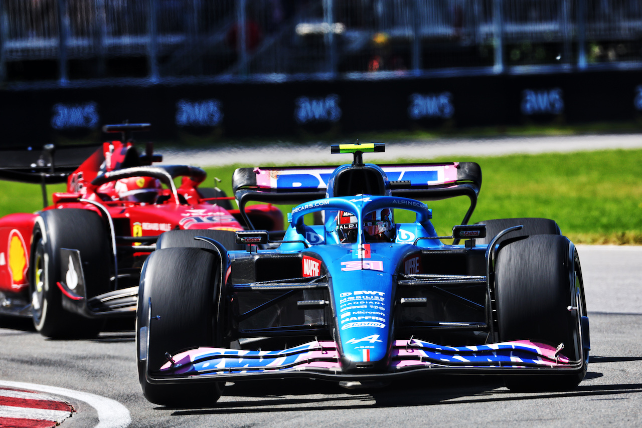 GP CANADA, Esteban Ocon (FRA) Alpine F1 Team A522.
19.06.2022. Formula 1 World Championship, Rd 9, Canadian Grand Prix, Montreal, Canada, Gara Day.
- www.xpbimages.com, EMail: requests@xpbimages.com © Copyright: Charniaux / XPB Images