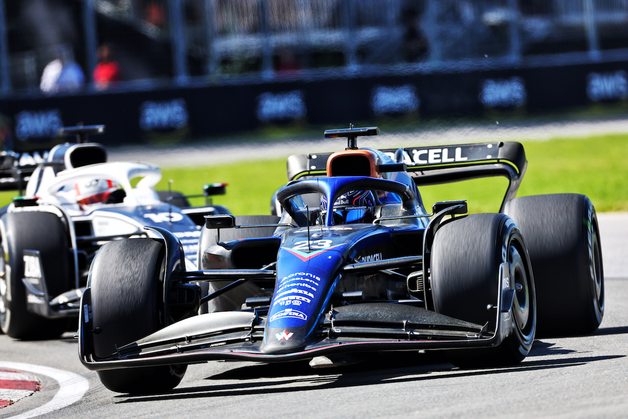 GP CANADA, Alexander Albon (THA) Williams Racing FW44.
19.06.2022. Formula 1 World Championship, Rd 9, Canadian Grand Prix, Montreal, Canada, Gara Day.
- www.xpbimages.com, EMail: requests@xpbimages.com © Copyright: Charniaux / XPB Images