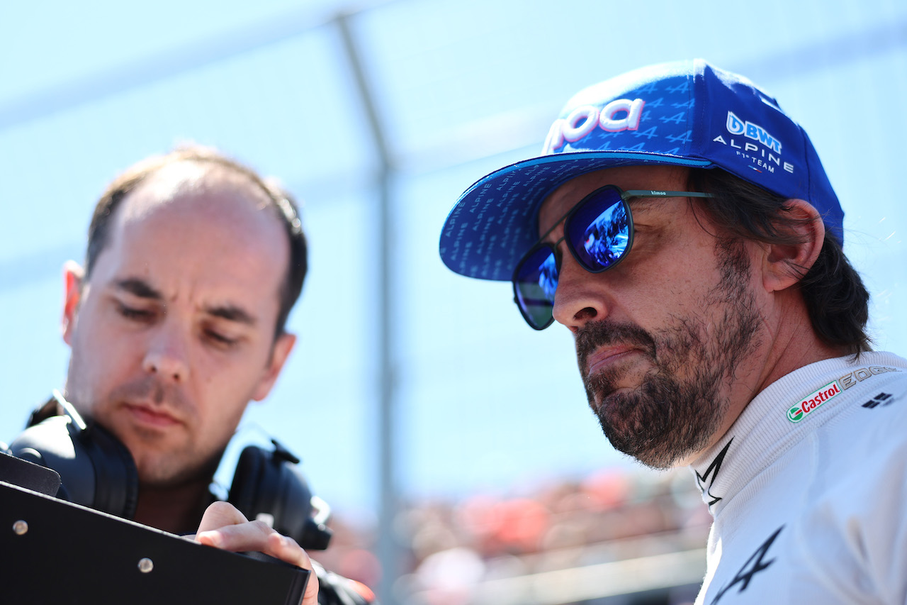 GP CANADA, Fernando Alonso (ESP), Alpine F1 Team 
19.06.2022. Formula 1 World Championship, Rd 9, Canadian Grand Prix, Montreal, Canada, Gara Day.
- www.xpbimages.com, EMail: requests@xpbimages.com ¬© Copyright: Charniaux / XPB Images