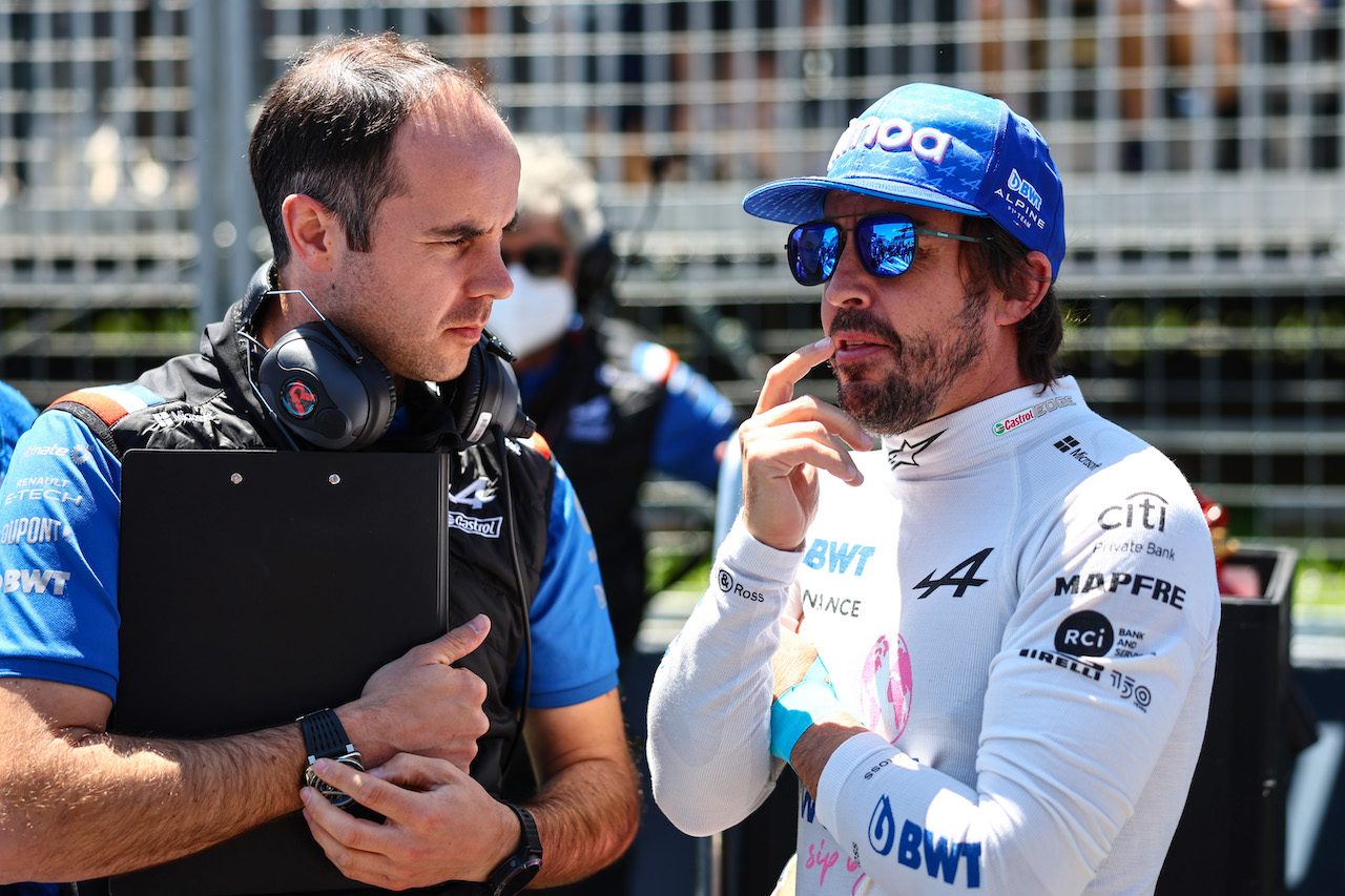 GP CANADA, Fernando Alonso (ESP), Alpine F1 Team 
19.06.2022. Formula 1 World Championship, Rd 9, Canadian Grand Prix, Montreal, Canada, Gara Day.
- www.xpbimages.com, EMail: requests@xpbimages.com ¬© Copyright: Charniaux / XPB Images