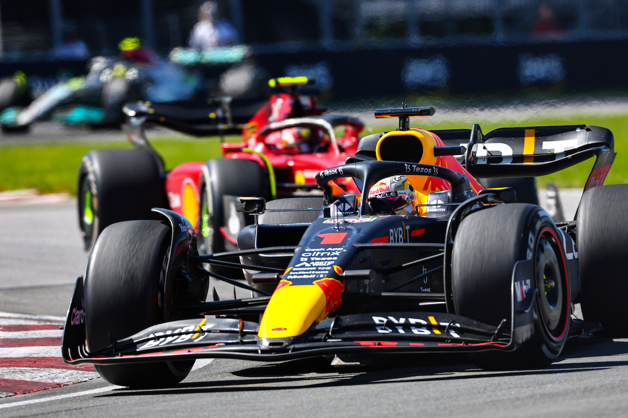 GP CANADA, Max Verstappen (NLD), Red Bull Racing 
19.06.2022. Formula 1 World Championship, Rd 9, Canadian Grand Prix, Montreal, Canada, Gara Day.
- www.xpbimages.com, EMail: requests@xpbimages.com © Copyright: Charniaux / XPB Images