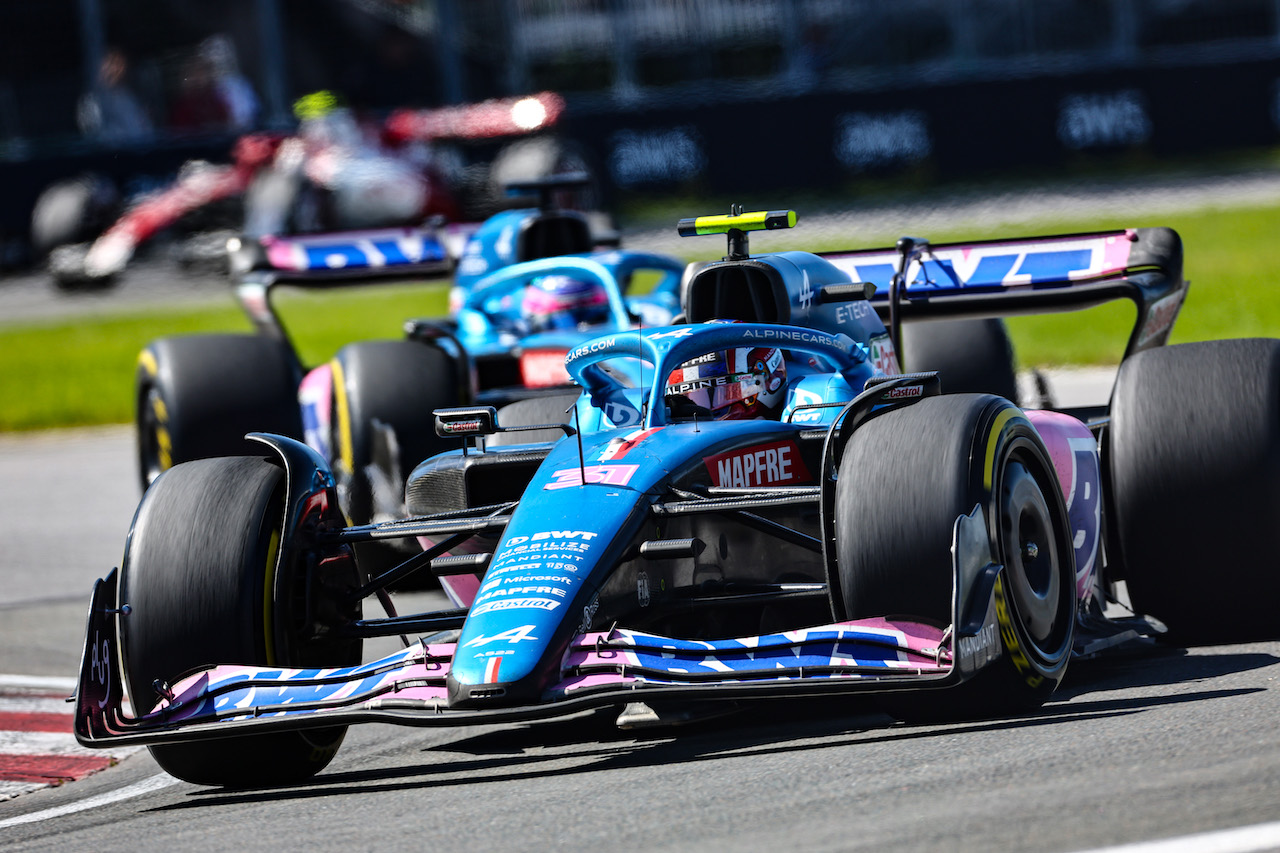 GP CANADA, Esteban Ocon (FRA), Alpine F1 Team 
19.06.2022. Formula 1 World Championship, Rd 9, Canadian Grand Prix, Montreal, Canada, Gara Day.
- www.xpbimages.com, EMail: requests@xpbimages.com © Copyright: Charniaux / XPB Images