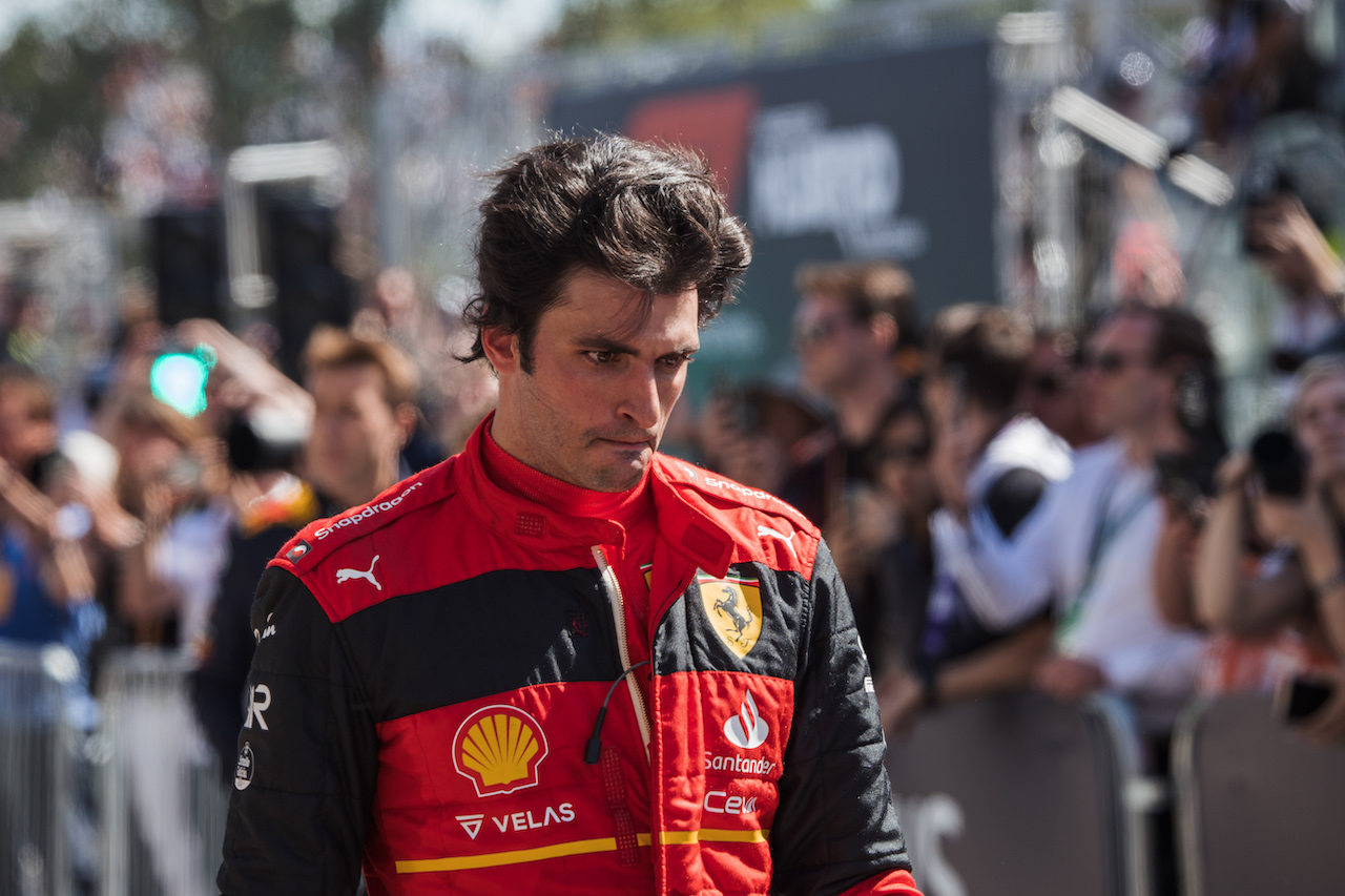 GP CANADA, Third placed Carlos Sainz Jr (ESP) Ferrari in parc ferme.
19.06.2022. Formula 1 World Championship, Rd 9, Canadian Grand Prix, Montreal, Canada, Gara Day.
- www.xpbimages.com, EMail: requests@xpbimages.com © Copyright: Bearne / XPB Images