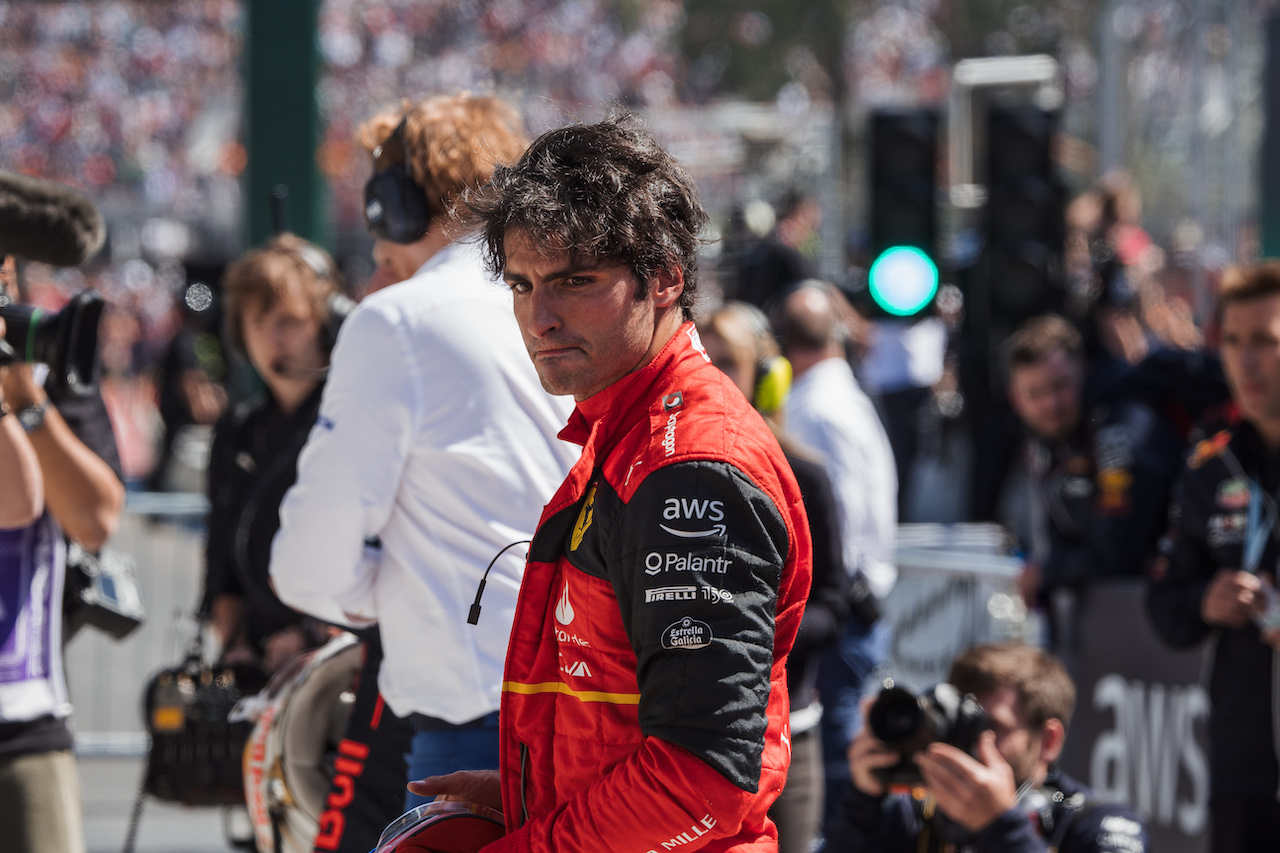 GP CANADA, Third placed Carlos Sainz Jr (ESP) Ferrari in parc ferme.
19.06.2022. Formula 1 World Championship, Rd 9, Canadian Grand Prix, Montreal, Canada, Gara Day.
- www.xpbimages.com, EMail: requests@xpbimages.com © Copyright: Bearne / XPB Images