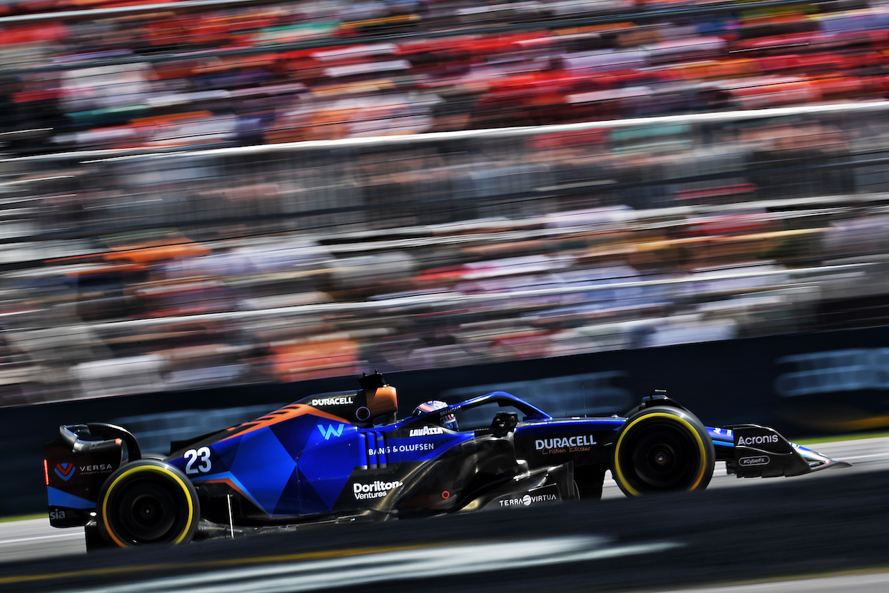 GP CANADA, Alexander Albon (THA) Williams Racing FW44.
19.06.2022. Formula 1 World Championship, Rd 9, Canadian Grand Prix, Montreal, Canada, Gara Day.
 - www.xpbimages.com, EMail: requests@xpbimages.com © Copyright: Coates / XPB Images