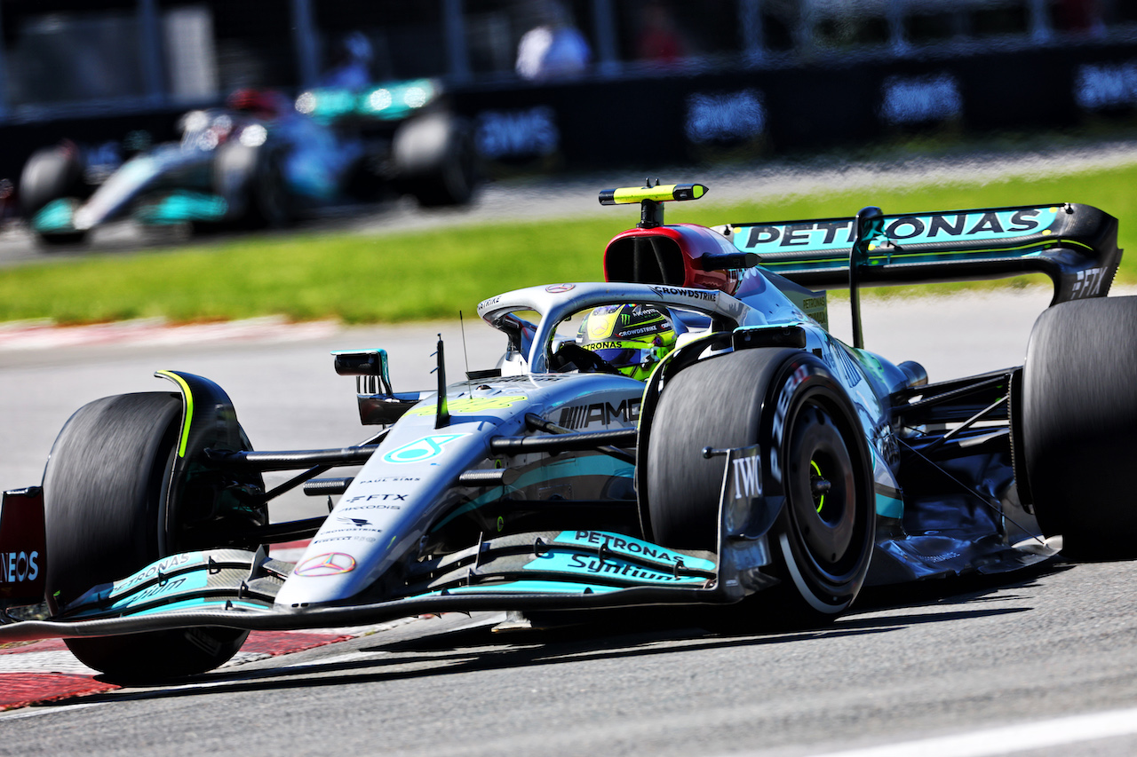 GP CANADA, Lewis Hamilton (GBR) Mercedes AMG F1 W13.
19.06.2022. Formula 1 World Championship, Rd 9, Canadian Grand Prix, Montreal, Canada, Gara Day.
- www.xpbimages.com, EMail: requests@xpbimages.com © Copyright: Charniaux / XPB Images