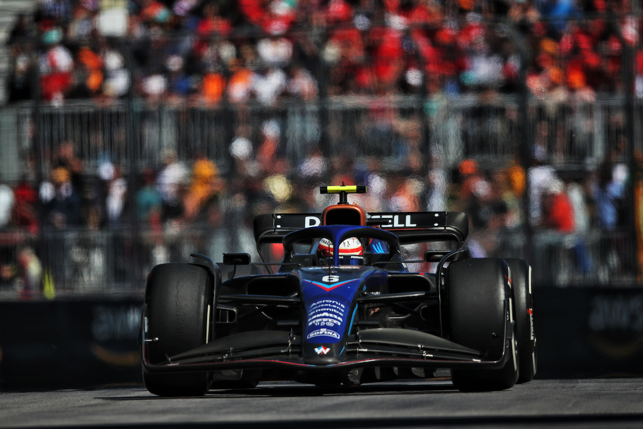 GP CANADA, Nicholas Latifi (CDN) Williams Racing FW44.
19.06.2022. Formula 1 World Championship, Rd 9, Canadian Grand Prix, Montreal, Canada, Gara Day.
 - www.xpbimages.com, EMail: requests@xpbimages.com © Copyright: Coates / XPB Images