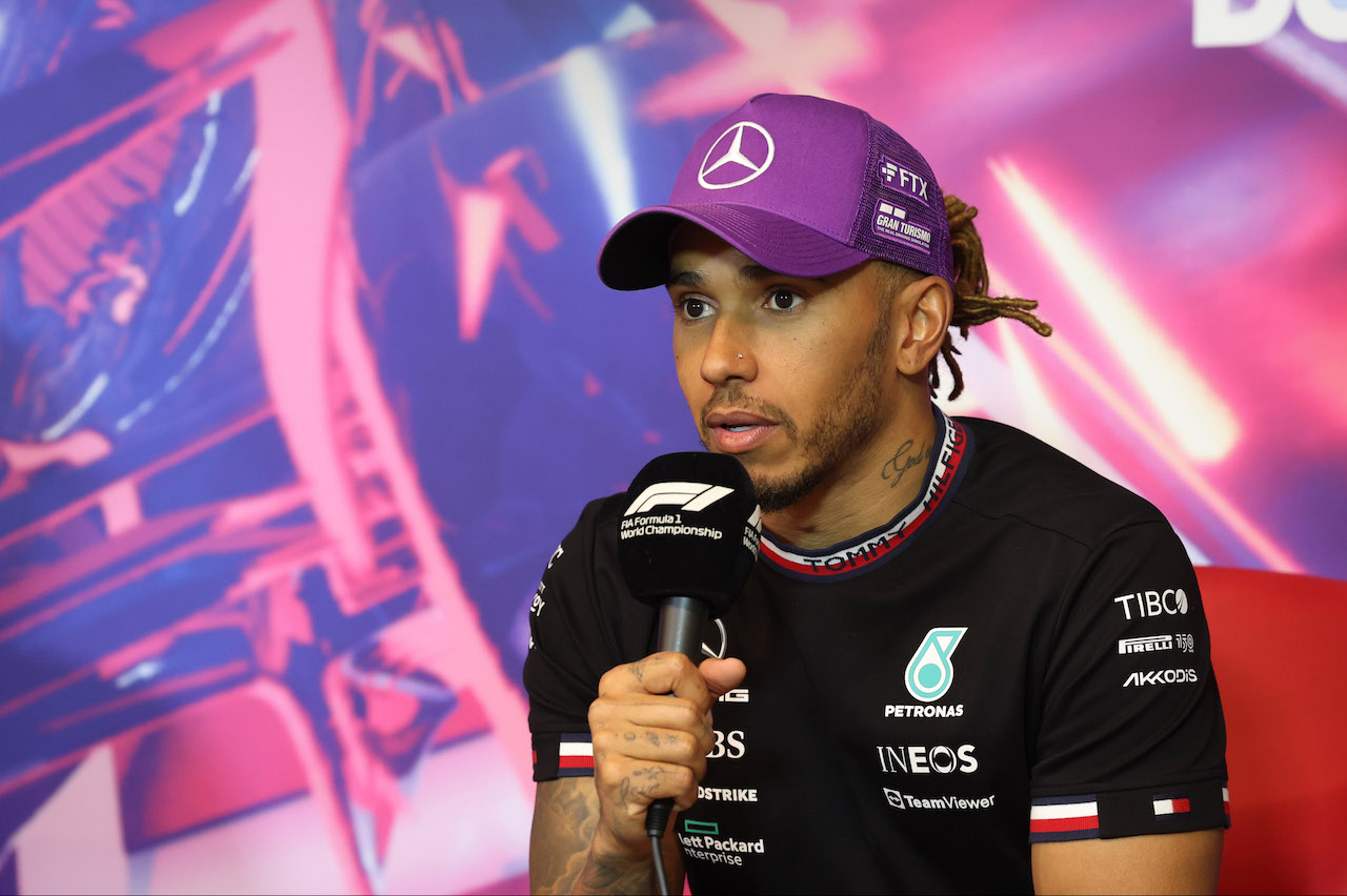 GP CANADA, Lewis Hamilton (GBR) Mercedes AMG F1 in the post race FIA Press Conference.
19.06.2022. Formula 1 World Championship, Rd 9, Canadian Grand Prix, Montreal, Canada, Gara Day.
- www.xpbimages.com, EMail: requests@xpbimages.com © Copyright: XPB Images