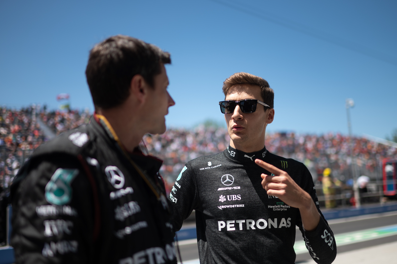 GP CANADA, George Russell (GBR) Mercedes AMG F1 on the grid.
19.06.2022. Formula 1 World Championship, Rd 9, Canadian Grand Prix, Montreal, Canada, Gara Day.
- www.xpbimages.com, EMail: requests@xpbimages.com © Copyright: Price / XPB Images