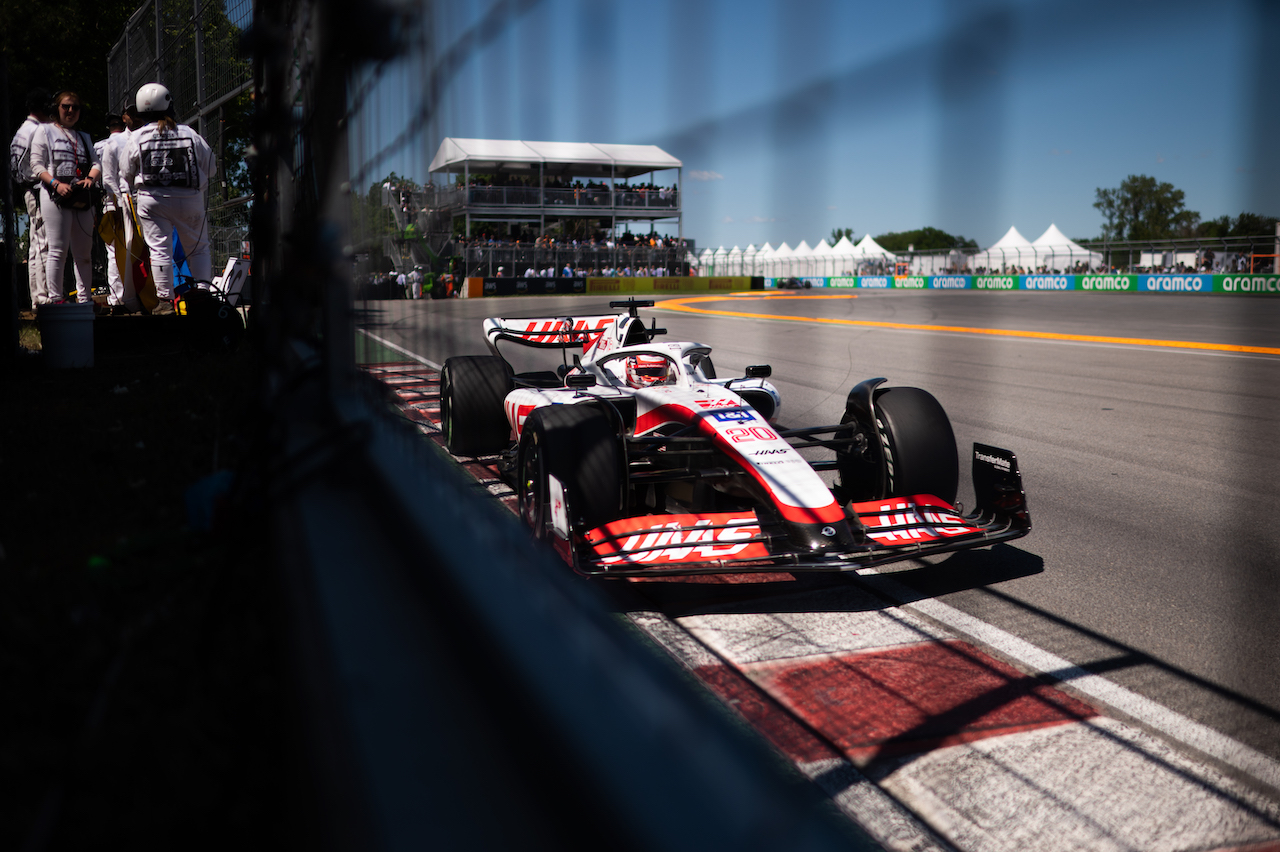 GP CANADA, Kevin Magnussen (DEN) Haas VF-22.
19.06.2022. Formula 1 World Championship, Rd 9, Canadian Grand Prix, Montreal, Canada, Gara Day.
- www.xpbimages.com, EMail: requests@xpbimages.com © Copyright: Price / XPB Images