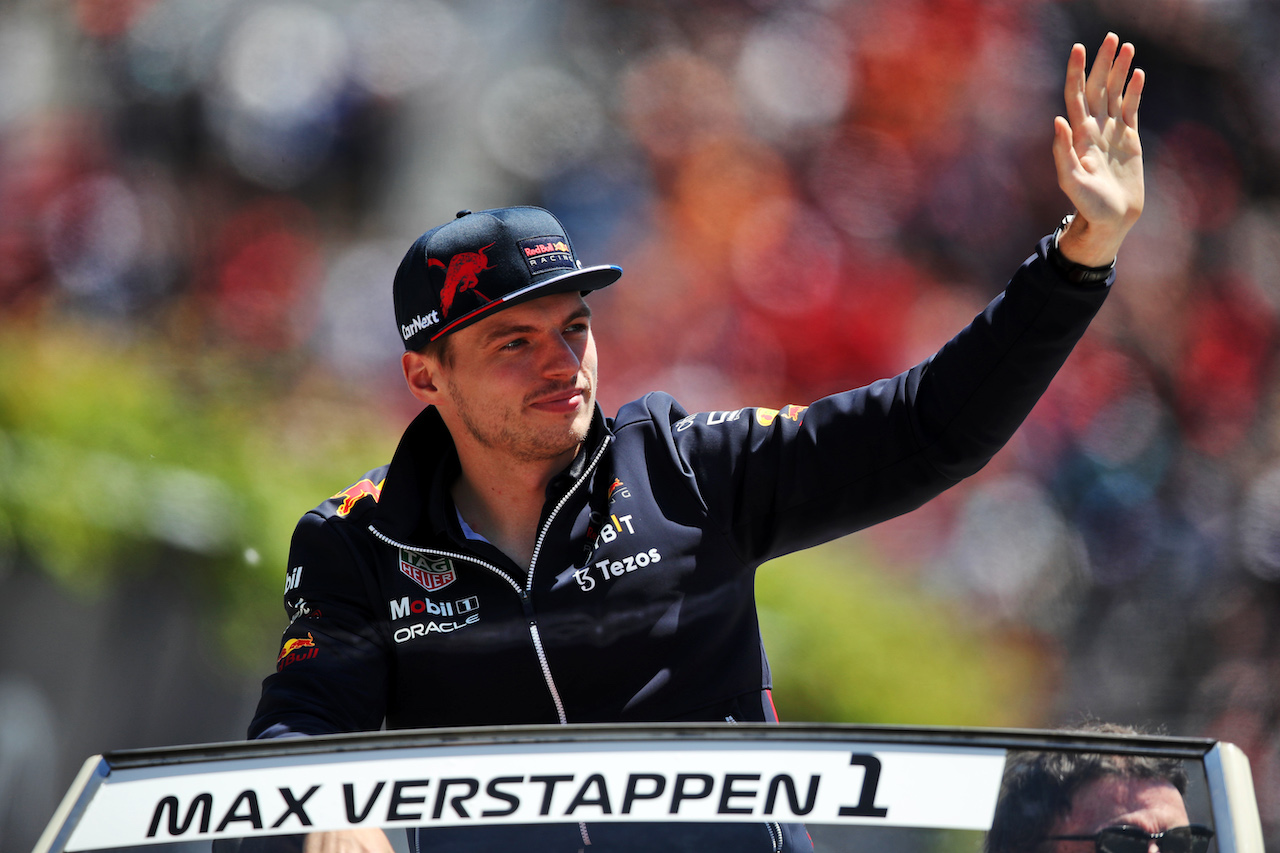 GP CANADA, Max Verstappen (NLD) Red Bull Racing on the drivers parade.
19.06.2022. Formula 1 World Championship, Rd 9, Canadian Grand Prix, Montreal, Canada, Gara Day.
 - www.xpbimages.com, EMail: requests@xpbimages.com © Copyright: Coates / XPB Images