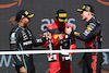 GP CANADA, 1st place Max Verstappen (NLD) Red Bull Racing RB18 with 2nd place Carlos Sainz Jr (ESP) Ferrari F1-75 e 3rd place Lewis Hamilton (GBR) Mercedes AMG F1 W13.
19.06.2022. Formula 1 World Championship, Rd 9, Canadian Grand Prix, Montreal, Canada, Gara Day.
- www.xpbimages.com, EMail: requests@xpbimages.com ¬© Copyright: Batchelor / XPB Images