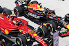 GP CANADA, 2nd place Carlos Sainz Jr (ESP) Ferrari F1-75 e 1st place Max Verstappen (NLD) Red Bull Racing.
19.06.2022. Formula 1 World Championship, Rd 9, Canadian Grand Prix, Montreal, Canada, Gara Day.
- www.xpbimages.com, EMail: requests@xpbimages.com ¬© Copyright: Batchelor / XPB Images