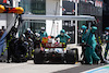 GP CANADA, George Russell (GBR) Mercedes AMG F1 W13 pit stop.
19.06.2022. Formula 1 World Championship, Rd 9, Canadian Grand Prix, Montreal, Canada, Gara Day.
- www.xpbimages.com, EMail: requests@xpbimages.com ¬© Copyright: Batchelor / XPB Images