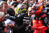 GP CANADA, Lewis Hamilton (GBR) Mercedes AMG F1 celebrates his third position with the team in parc ferme alongside second placd Carlos Sainz Jr (ESP) Ferrari.
19.06.2022. Formula 1 World Championship, Rd 9, Canadian Grand Prix, Montreal, Canada, Gara Day.
 - www.xpbimages.com, EMail: requests@xpbimages.com © Copyright: Coates / XPB Images