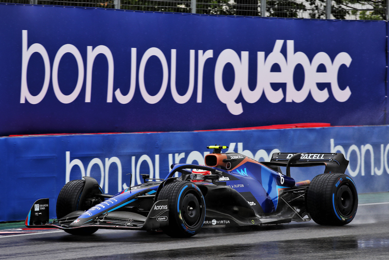 GP CANADA, Nicholas Latifi (CDN) Williams Racing FW44.
18.06.2022. Formula 1 World Championship, Rd 9, Canadian Grand Prix, Montreal, Canada, Qualifiche Day.
 - www.xpbimages.com, EMail: requests@xpbimages.com © Copyright: Coates / XPB Images
