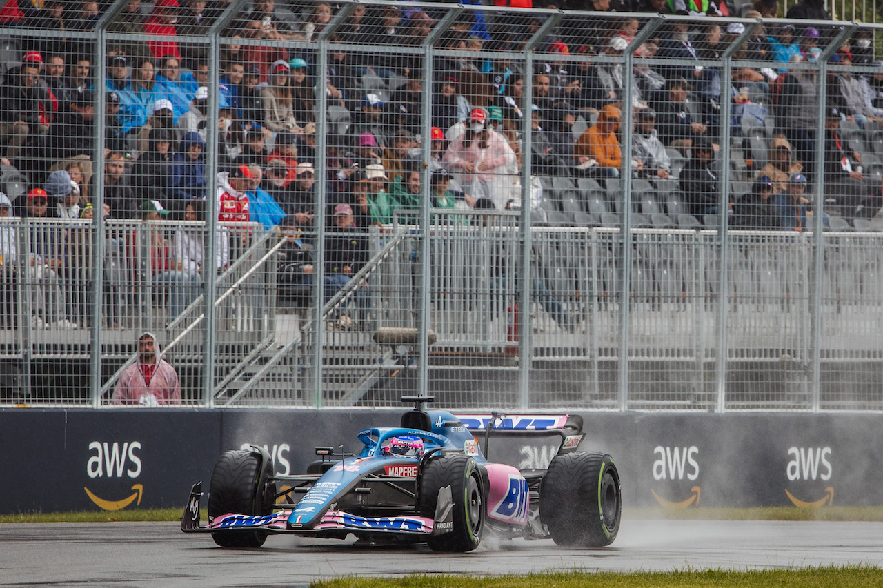 GP CANADA, Fernando Alonso (ESP) Alpine F1 Team A522.
18.06.2022. Formula 1 World Championship, Rd 9, Canadian Grand Prix, Montreal, Canada, Qualifiche Day.
- www.xpbimages.com, EMail: requests@xpbimages.com © Copyright: Bearne / XPB Images