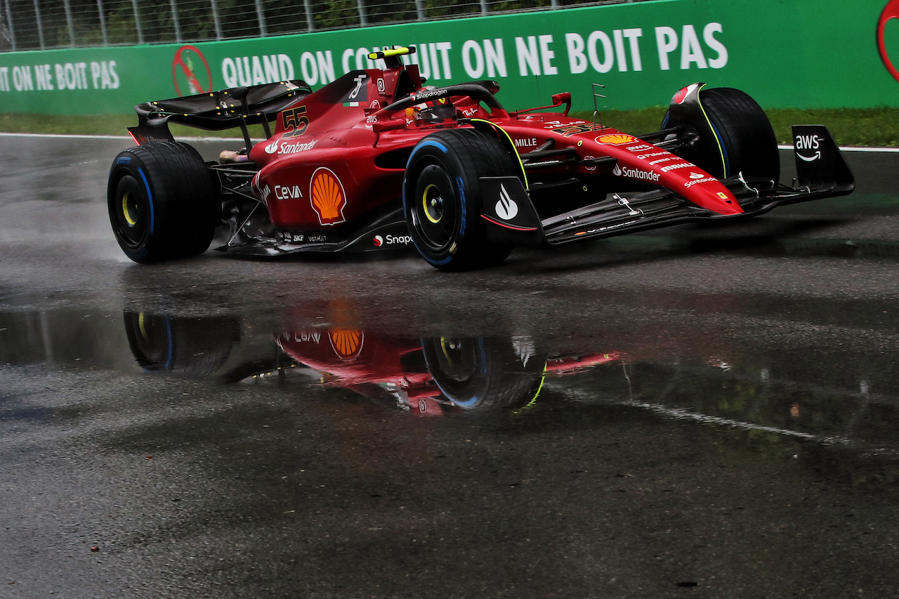 GP CANADA, Carlos Sainz Jr (ESP) Ferrari F1-75.
18.06.2022. Formula 1 World Championship, Rd 9, Canadian Grand Prix, Montreal, Canada, Qualifiche Day.
 - www.xpbimages.com, EMail: requests@xpbimages.com © Copyright: Coates / XPB Images
