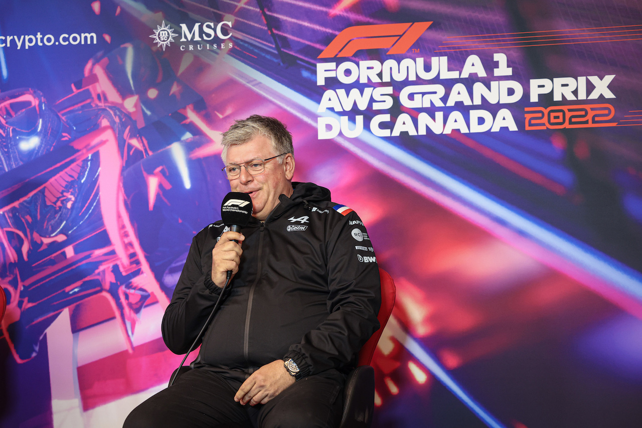 GP CANADA, Otmar Szafnauer (USA) Alpine F1 Team, Team Principal in the FIA Press Conference.
18.06.2022. Formula 1 World Championship, Rd 9, Canadian Grand Prix, Montreal, Canada, Qualifiche Day.
- www.xpbimages.com, EMail: requests@xpbimages.com © Copyright: XPB Images