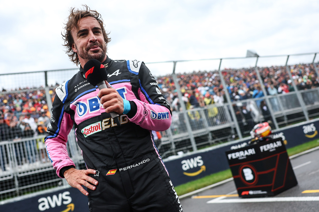 GP CANADA, Fernando Alonso (ESP), Alpine F1 Team 
18.06.2022. Formula 1 World Championship, Rd 9, Canadian Grand Prix, Montreal, Canada, Qualifiche Day.
- www.xpbimages.com, EMail: requests@xpbimages.com ¬© Copyright: Charniaux / XPB Images