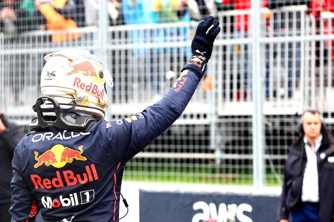 GP CANADA, Pole for Max Verstappen (NLD) Red Bull Racing RB18.
18.06.2022. Formula 1 World Championship, Rd 9, Canadian Grand Prix, Montreal, Canada, Qualifiche Day.
- www.xpbimages.com, EMail: requests@xpbimages.com © Copyright: Batchelor / XPB Images