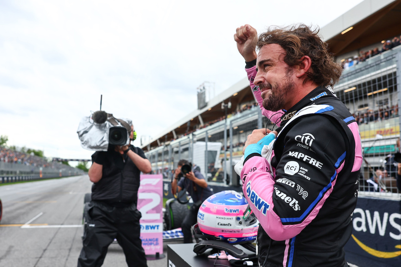 GP CANADA, Fernando Alonso (ESP), Alpine F1 Team 
18.06.2022. Formula 1 World Championship, Rd 9, Canadian Grand Prix, Montreal, Canada, Qualifiche Day.
- www.xpbimages.com, EMail: requests@xpbimages.com ¬© Copyright: Charniaux / XPB Images