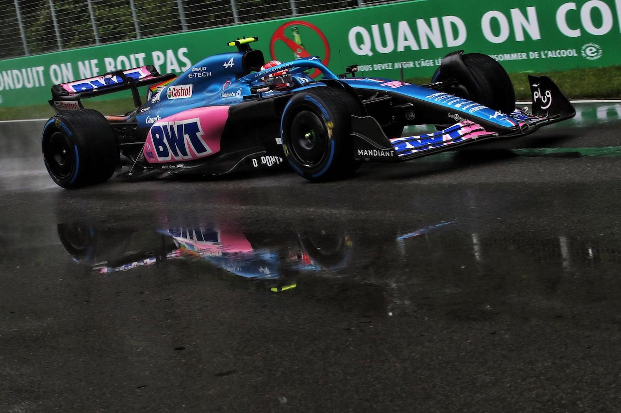 GP CANADA, Esteban Ocon (FRA) Alpine F1 Team A522.
18.06.2022. Formula 1 World Championship, Rd 9, Canadian Grand Prix, Montreal, Canada, Qualifiche Day.
 - www.xpbimages.com, EMail: requests@xpbimages.com © Copyright: Coates / XPB Images