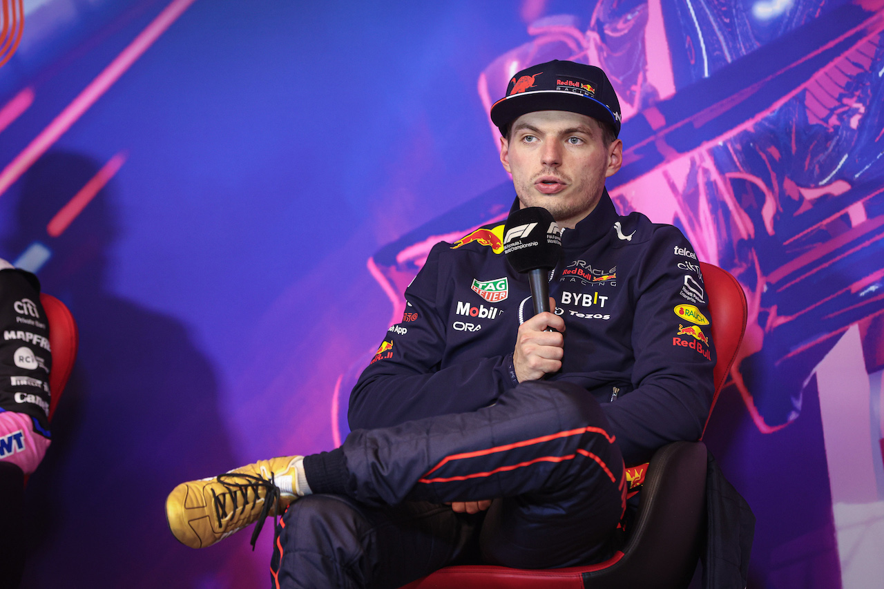 GP CANADA, Max Verstappen (NLD) Red Bull Racing in the post qualifying FIA Press Conference.
18.06.2022. Formula 1 World Championship, Rd 9, Canadian Grand Prix, Montreal, Canada, Qualifiche Day.
- www.xpbimages.com, EMail: requests@xpbimages.com © Copyright: XPB Images