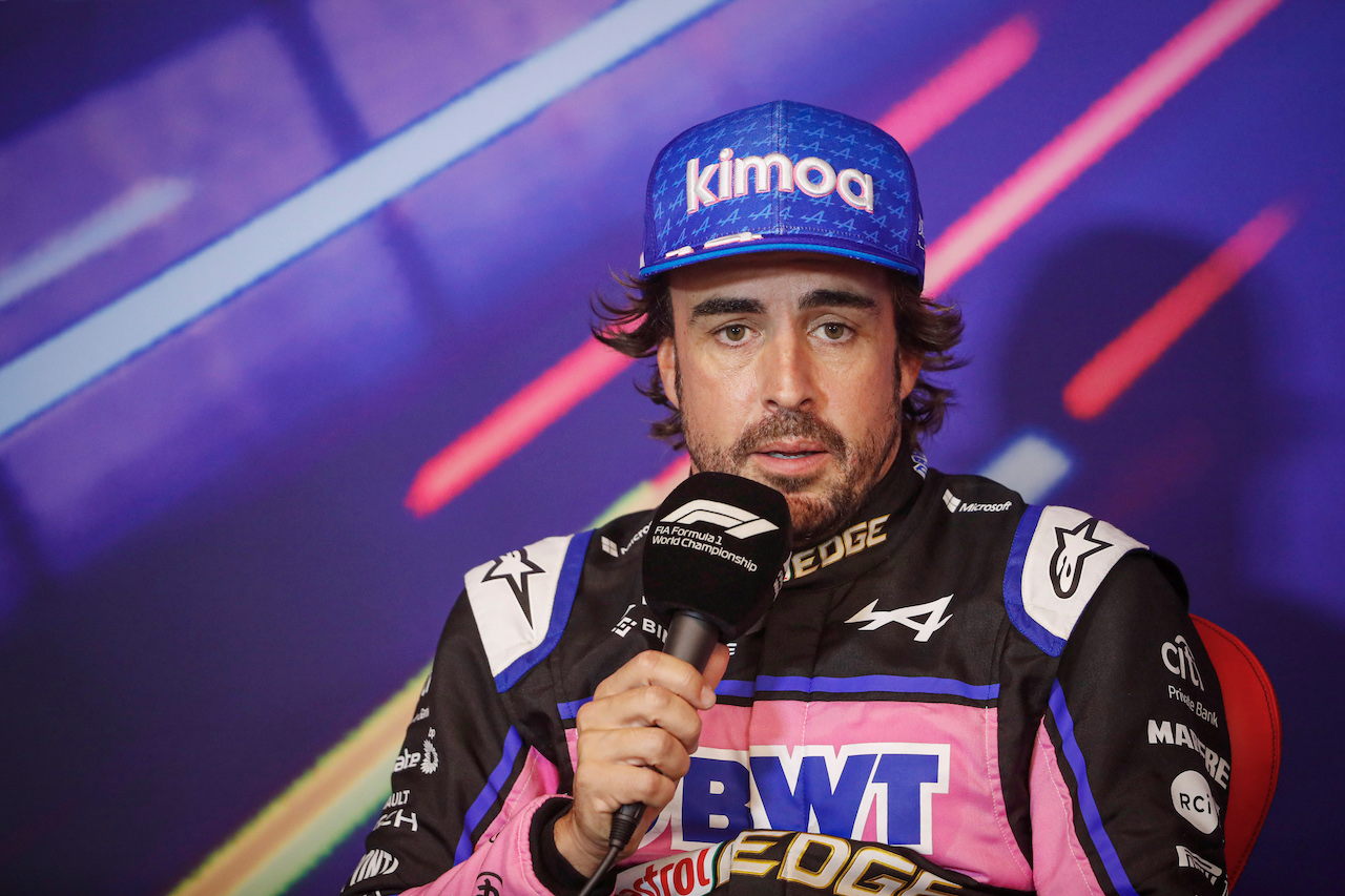 GP CANADA, Fernando Alonso (ESP) Alpine F1 Team in the post qualifying FIA Press Conference.
18.06.2022. Formula 1 World Championship, Rd 9, Canadian Grand Prix, Montreal, Canada, Qualifiche Day.
- www.xpbimages.com, EMail: requests@xpbimages.com © Copyright: XPB Images