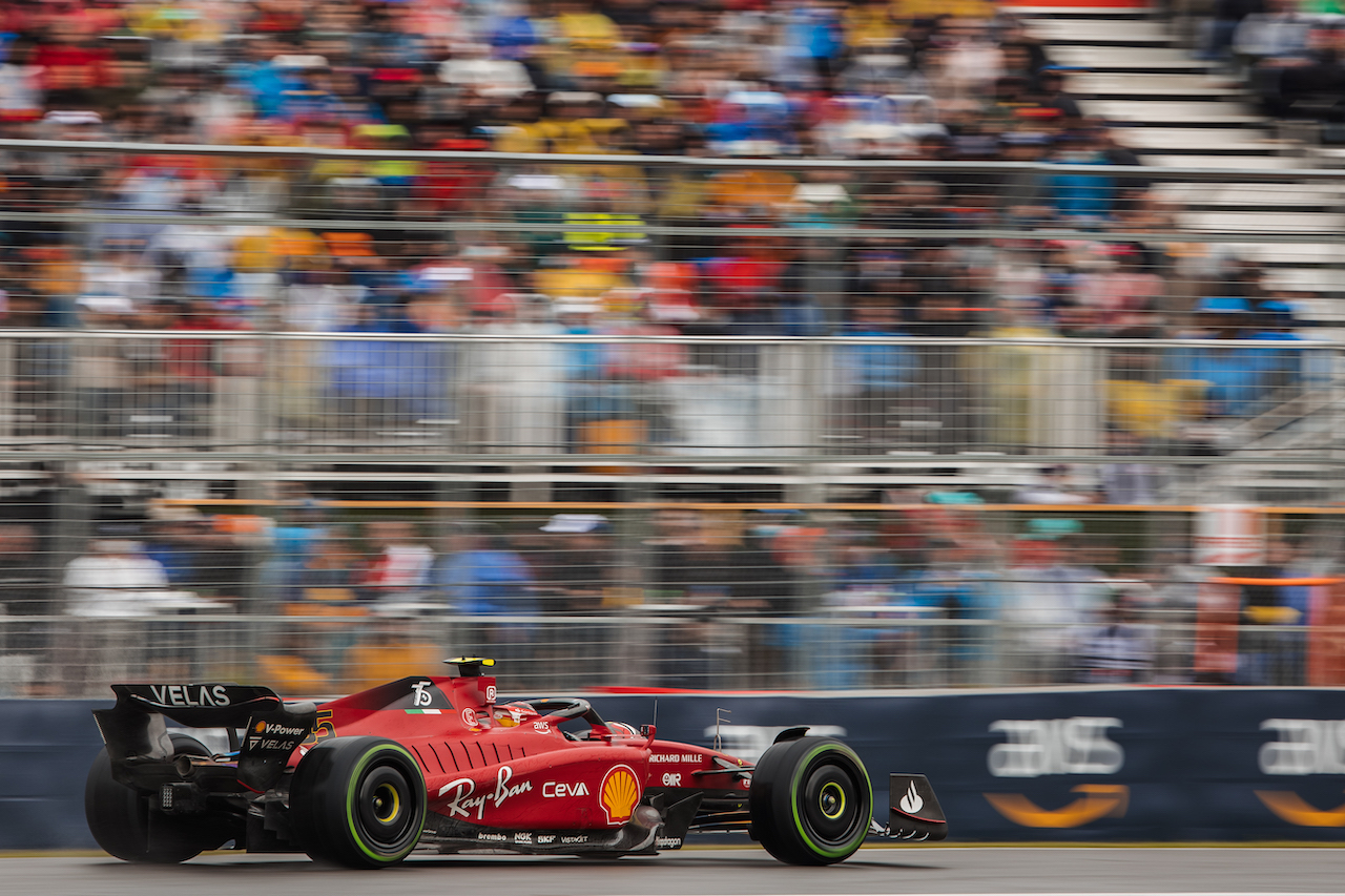 GP CANADA, Carlos Sainz Jr (ESP) Ferrari F1-75.
18.06.2022. Formula 1 World Championship, Rd 9, Canadian Grand Prix, Montreal, Canada, Qualifiche Day.
- www.xpbimages.com, EMail: requests@xpbimages.com © Copyright: Bearne / XPB Images