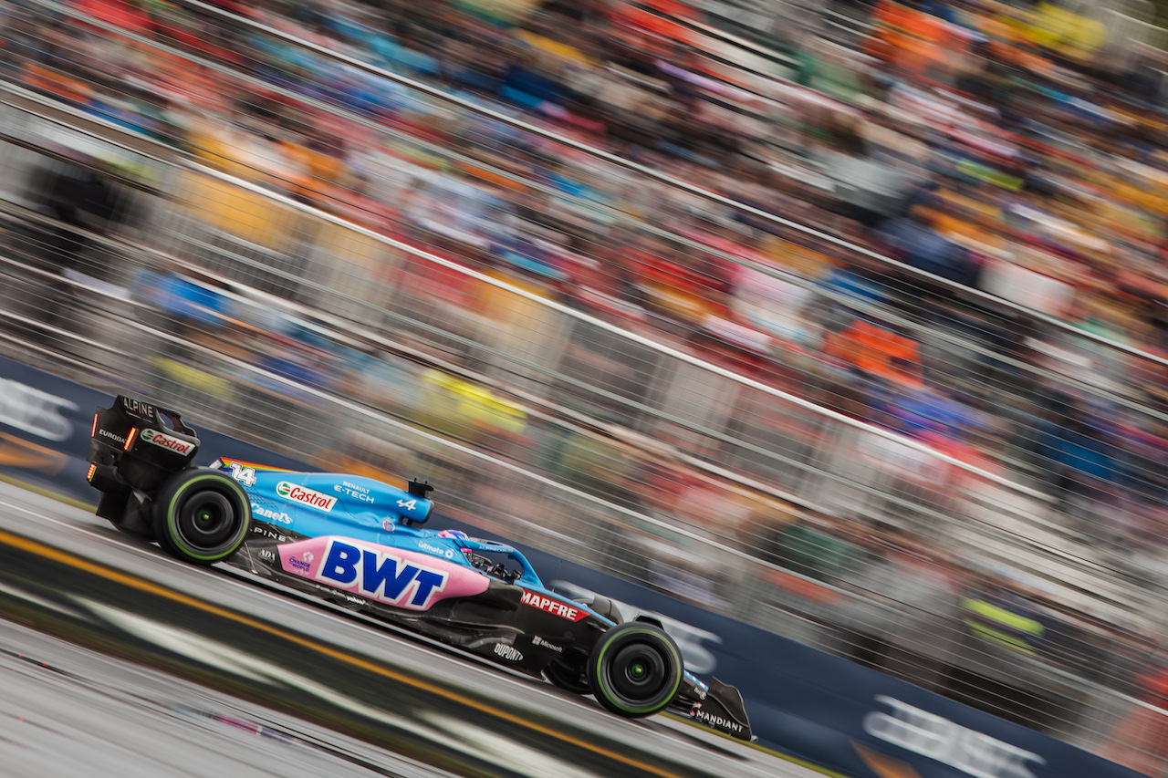GP CANADA, Fernando Alonso (ESP) Alpine F1 Team A522.
18.06.2022. Formula 1 World Championship, Rd 9, Canadian Grand Prix, Montreal, Canada, Qualifiche Day.
- www.xpbimages.com, EMail: requests@xpbimages.com © Copyright: Bearne / XPB Images