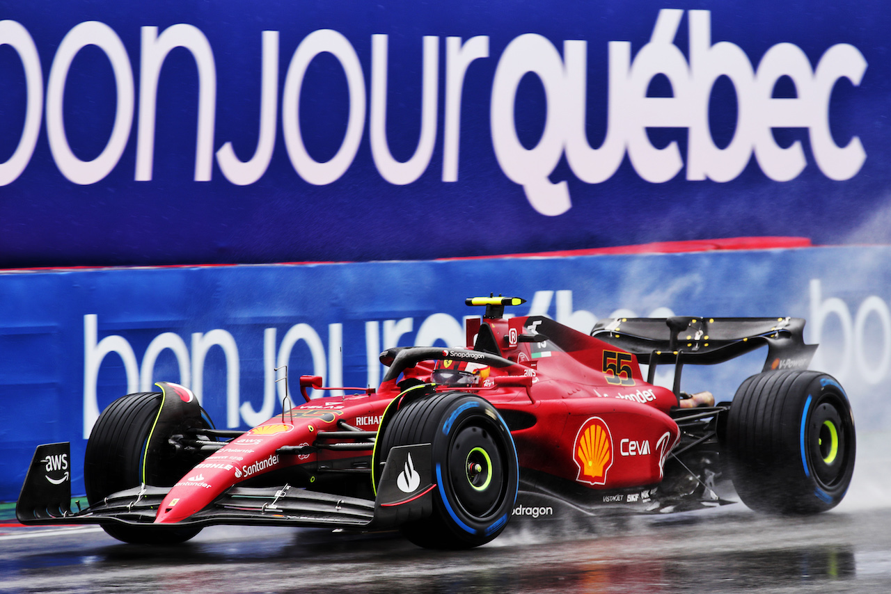 GP CANADA, Carlos Sainz Jr (ESP) Ferrari F1-75.
18.06.2022. Formula 1 World Championship, Rd 9, Canadian Grand Prix, Montreal, Canada, Qualifiche Day.
 - www.xpbimages.com, EMail: requests@xpbimages.com © Copyright: Coates / XPB Images