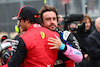 GP CANADA, Carlos Sainz Jr (ESP) Ferrari F1-75 with Fernando Alonso (ESP) Alpine F1 Team A522.
18.06.2022. Formula 1 World Championship, Rd 9, Canadian Grand Prix, Montreal, Canada, Qualifiche Day.
- www.xpbimages.com, EMail: requests@xpbimages.com ¬© Copyright: Batchelor / XPB Images