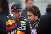 GP CANADA, (L to R): Pole sitter Max Verstappen (NLD) Red Bull Racing in qualifying parc ferme with second placed Fernando Alonso (ESP) Alpine F1 Team.
18.06.2022. Formula 1 World Championship, Rd 9, Canadian Grand Prix, Montreal, Canada, Qualifiche Day.
- www.xpbimages.com, EMail: requests@xpbimages.com © Copyright: Price / XPB Images