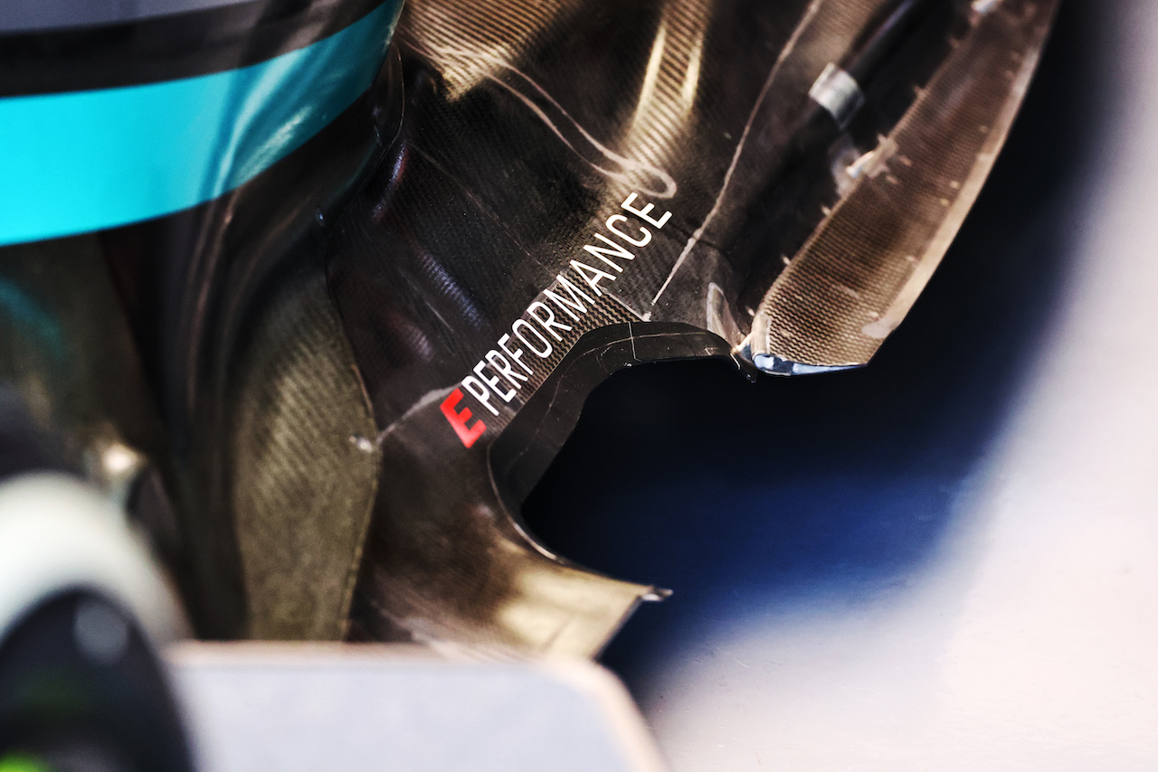 GP CANADA, Mercedes AMG F1 W13 floor detail.
17.06.2022. Formula 1 World Championship, Rd 9, Canadian Grand Prix, Montreal, Canada, Practice Day.
- www.xpbimages.com, EMail: requests@xpbimages.com © Copyright: Batchelor / XPB Images