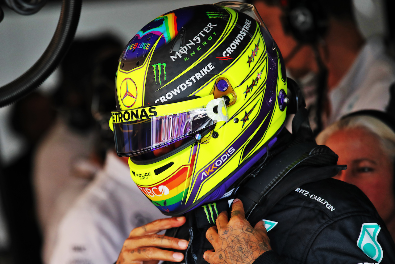 GP CANADA, Lewis Hamilton (GBR) Mercedes AMG F1.
17.06.2022. Formula 1 World Championship, Rd 9, Canadian Grand Prix, Montreal, Canada, Practice Day.
 - www.xpbimages.com, EMail: requests@xpbimages.com © Copyright: Coates / XPB Images