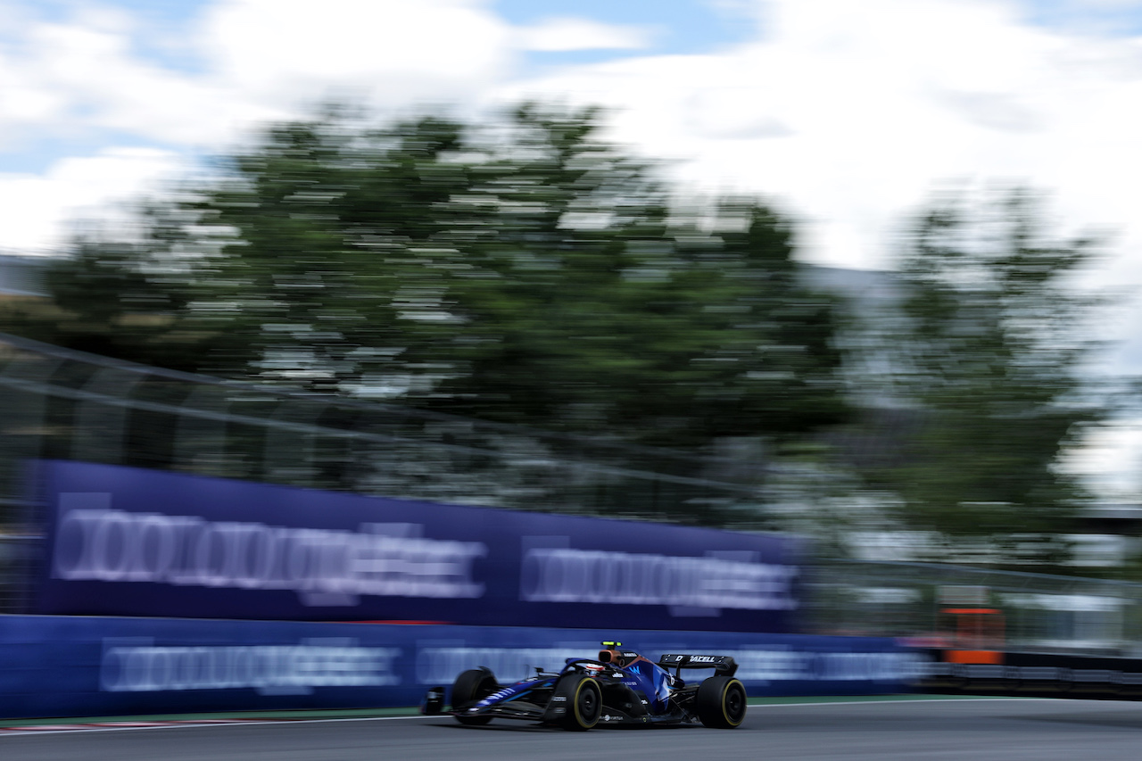 GP CANADA, Nicholas Latifi (CDN) Williams Racing FW44.
17.06.2022. Formula 1 World Championship, Rd 9, Canadian Grand Prix, Montreal, Canada, Practice Day.
- www.xpbimages.com, EMail: requests@xpbimages.com © Copyright: Bearne / XPB Images