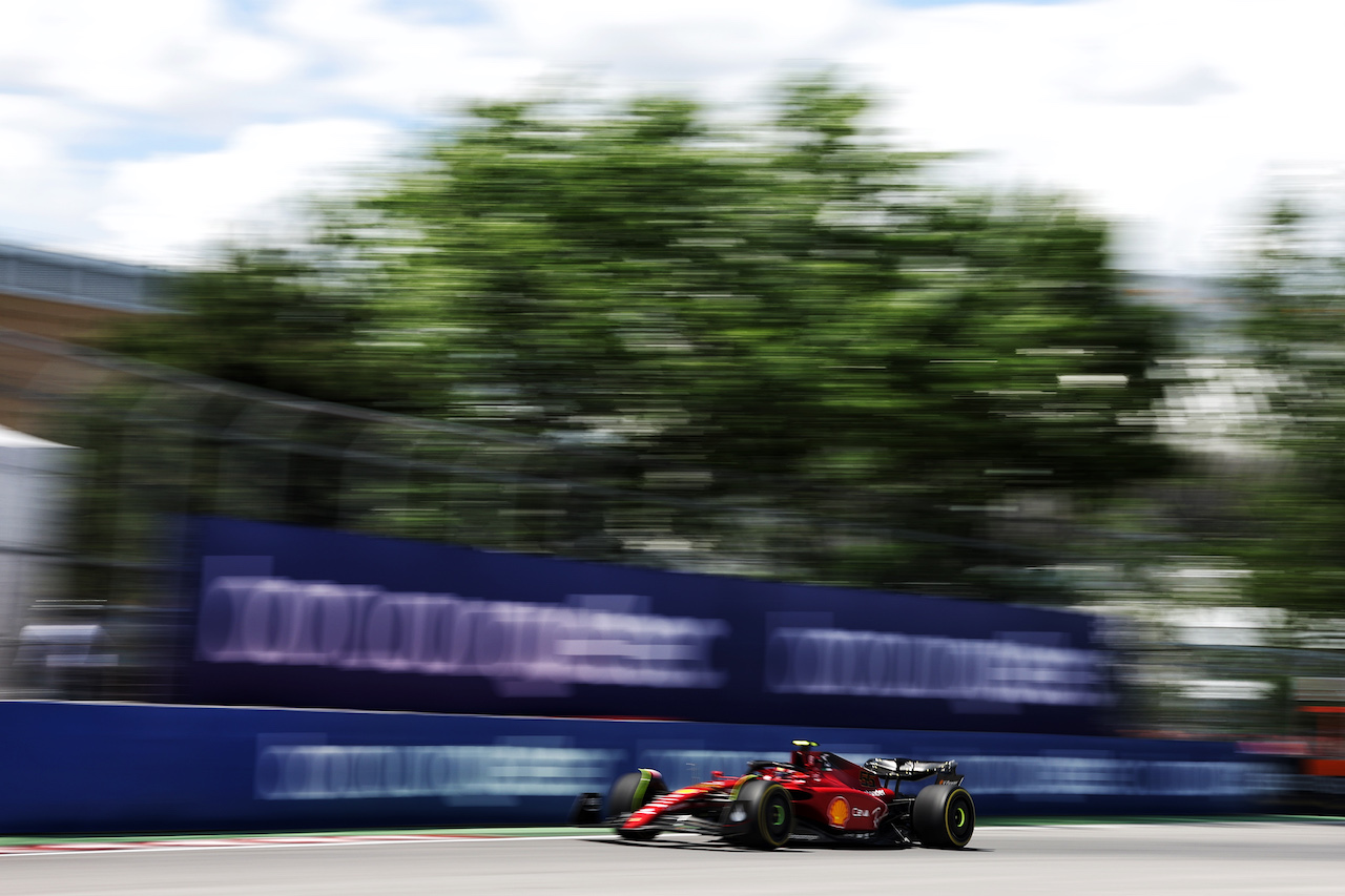 GP CANADA, Carlos Sainz Jr (ESP) Ferrari F1-75.
17.06.2022. Formula 1 World Championship, Rd 9, Canadian Grand Prix, Montreal, Canada, Practice Day.
- www.xpbimages.com, EMail: requests@xpbimages.com © Copyright: Bearne / XPB Images